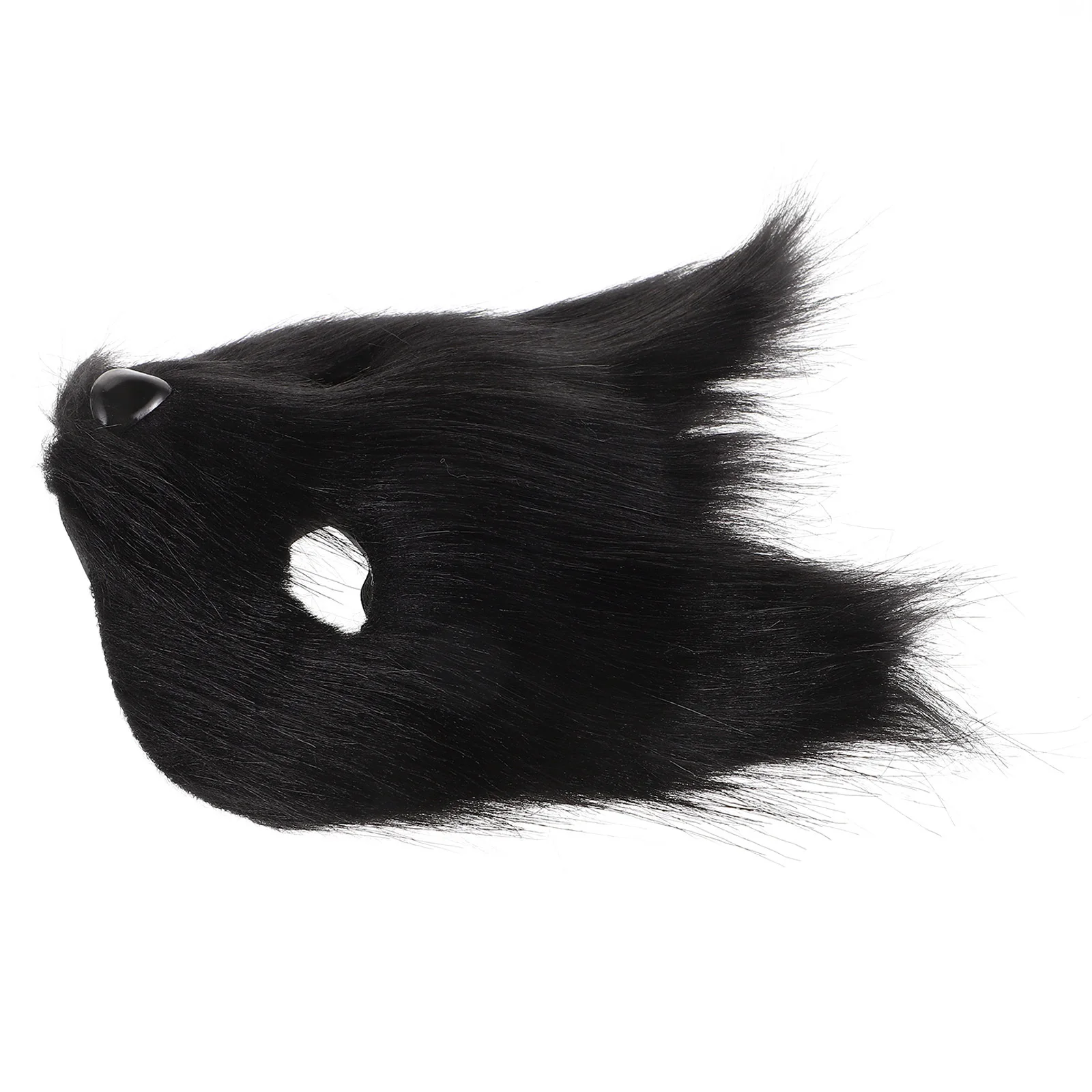 

Half Face Cosplay Fox For Halloween Costume Accessories Masquerade Venetian Mask Soft Foxy Decoration Unique