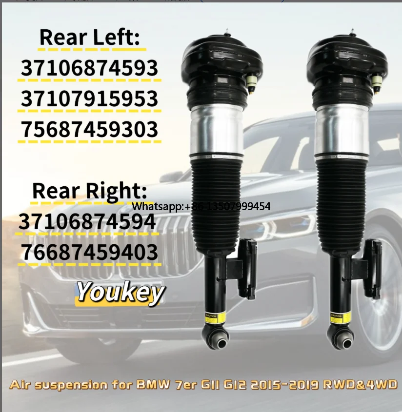 

Original Factory High Quality Air Suspension Shock Absorber Air Strut for BMW 7er G11 G12 2015-2019 RWD&4WD 37106874593