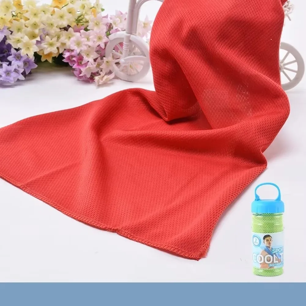 Portable Breathable Cooling Towel Ultra Soft Quick Drying Microfiber Towels Lightweight Sunstroke Prevention Ice Wipes Summer