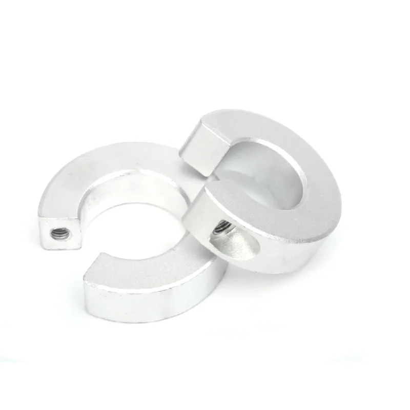 4pcs SBR12 SBR16 Linear Rail Stop Collars Aluminum Alloy Shaft Limit Fixing Rings CNC Parts Tool Linear Rail Shaft Stop Collars - Image 3