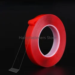 1pcs 3M 5mm 6mm 8mm 10mm 12mm 15mm Double Sided Adhesive Super Strong Transparent Acrylic Foam Adhesive Tape No Traces Sticker