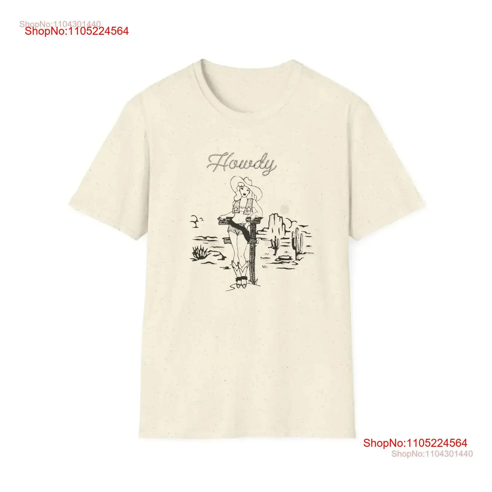 Western Pin Up Softstyle T Shirt vintage Washed Casual Stylish Top For Everyday Wear Soft Breathable designer clothes Versatile