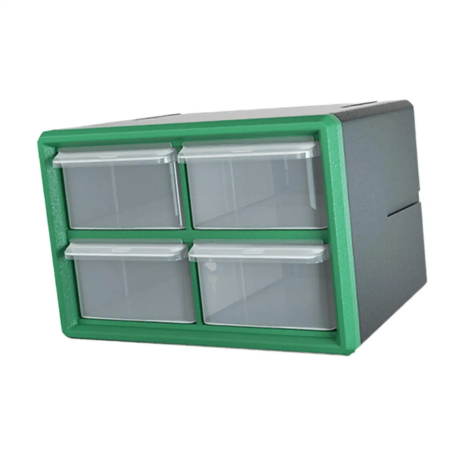 4 Drawers Storage Cabinet Tool Organizer Box Versatile Lightweight Parts Hardware Organizer for Fishing Tackle Crafts Screws