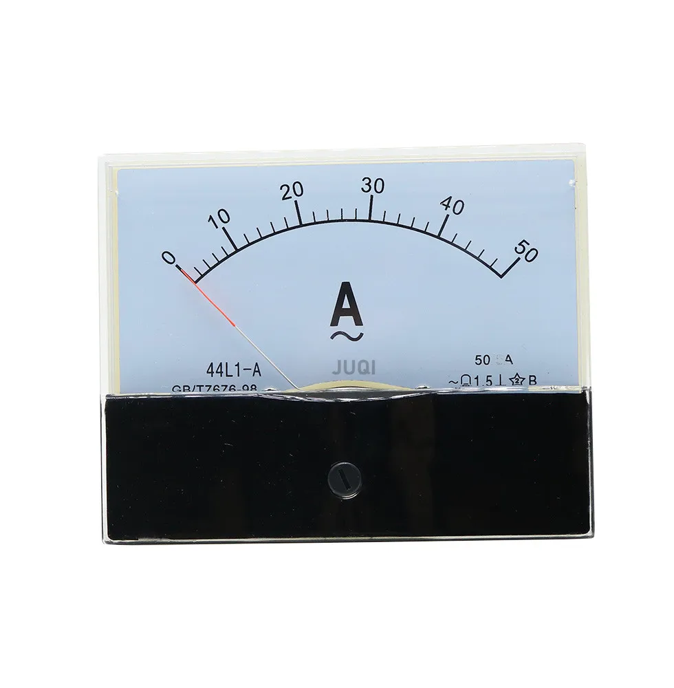 44L1 AC Ammeter analog panel pointer ammeter AC 1A 3A 5A 10A 15A 20A 30A 50A 75A 100A 150A 300A 450A 500A   100*80