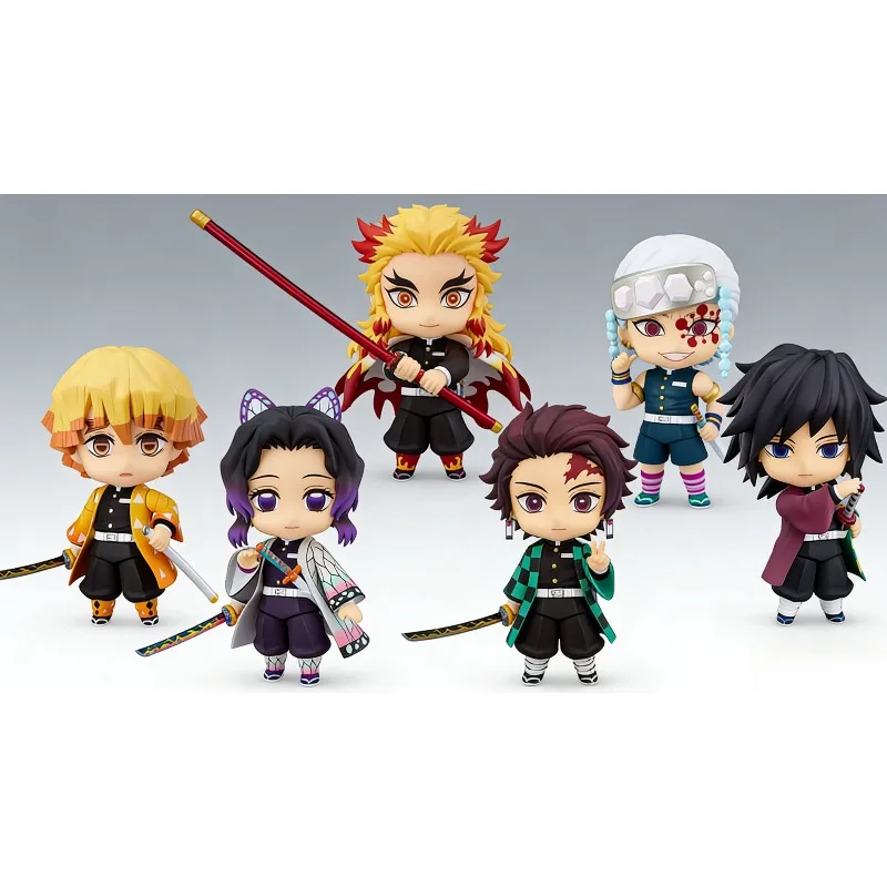 

Подлинная в наличии GSC Nendoroid No.1408 Demon Slayer Kimetsu No Yaiba Water Hashira Tomioka Giyuu Q Scale Action Figure