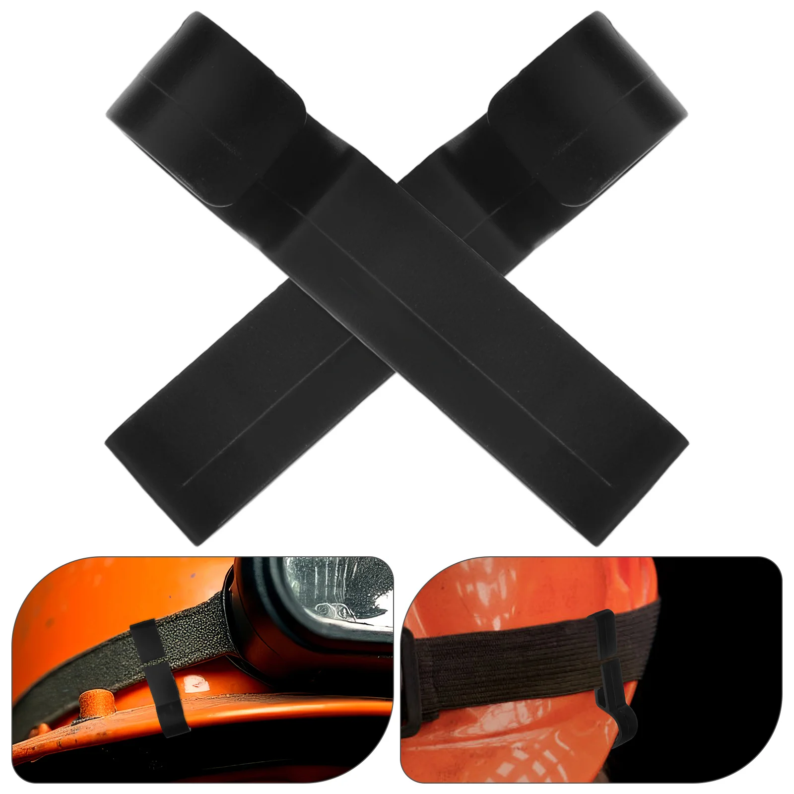 

100pcs Hard Hat Light Clips Safety Cap Light Clip Headlamp Clips Hook Replacement Hat Light Clips Hard Hat Accessories
