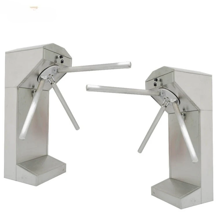 Anti-theft entrance high-quality vertical three-legged card revolving door price three-legged revolving door with access control
