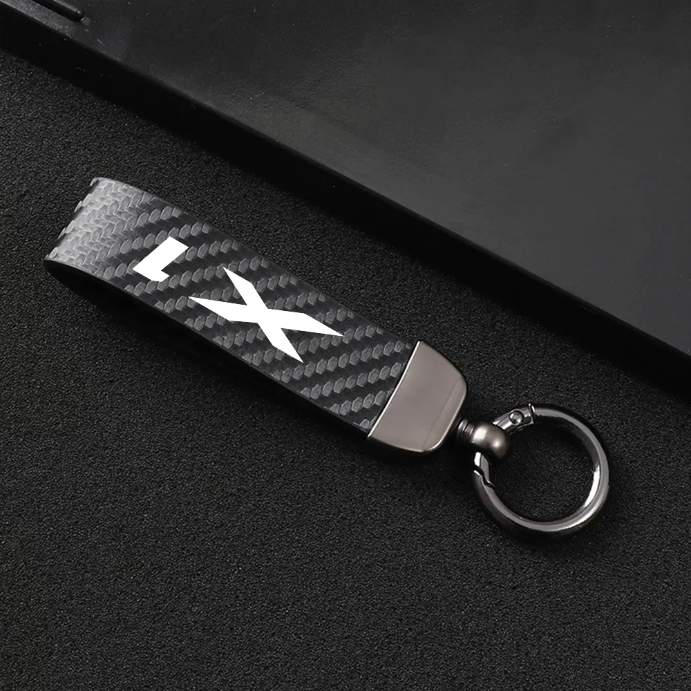 For BMW X X1 X2 X3 X4 X5 X6 X7 Car Carbon Fiber Pattern Rope Key Chain New Fashion Auto Keyrings Holder High-Grade Styling Parts