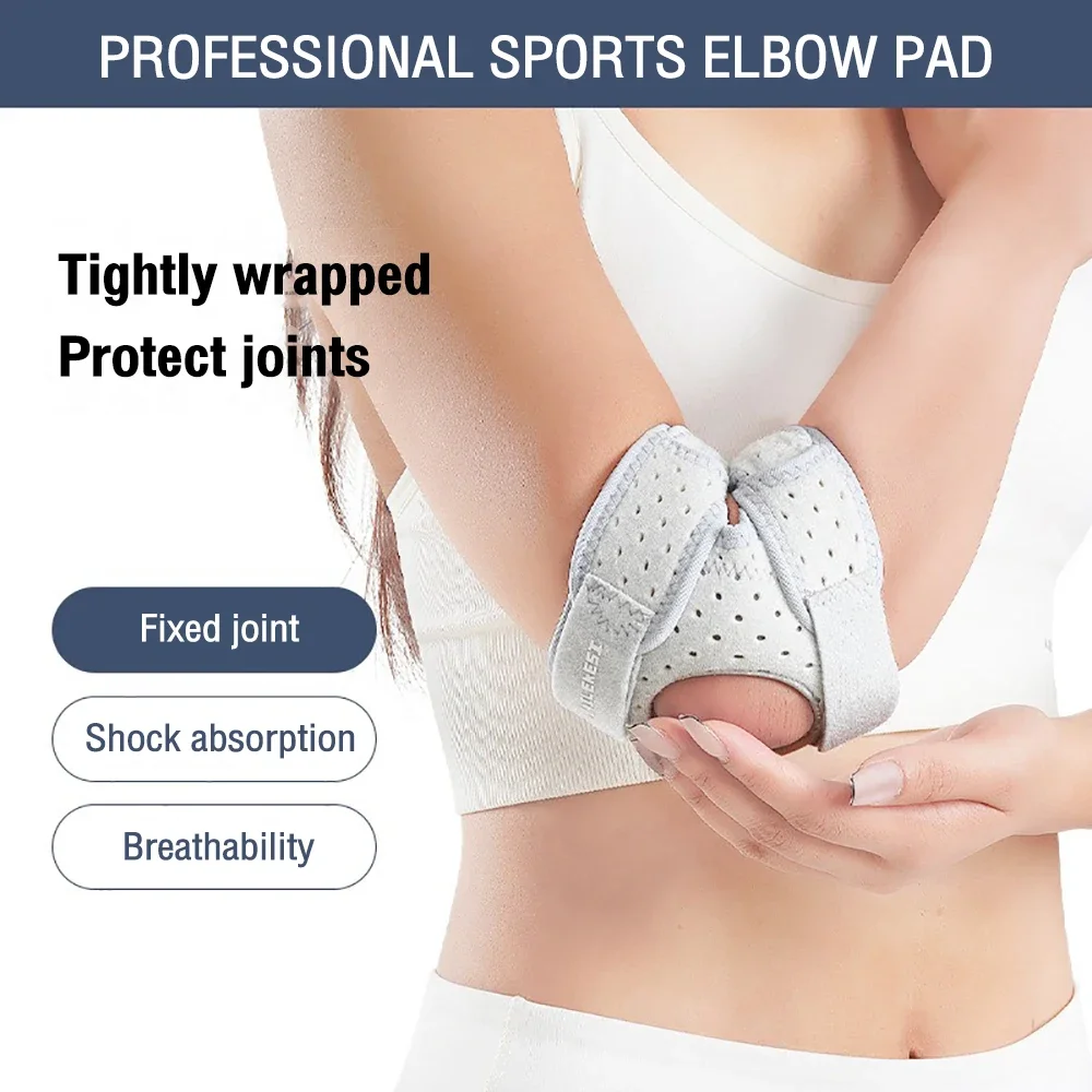 1 قطعة منصات الكوع الرياضية القابلة للتعديل سيليكون المضادة للتصادم تنفس دعم للجنسين اللياقة البدنية حامي الصالة الرياضية ممارسة #4