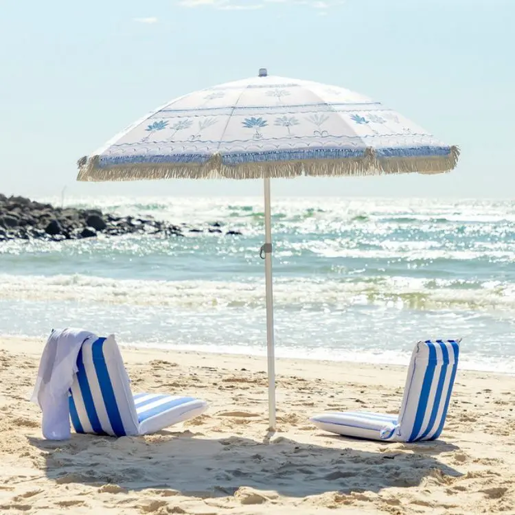 

8 bone tassel beach umbrella sun umbrella outdoor sun protection windproof garden UV protection light carry