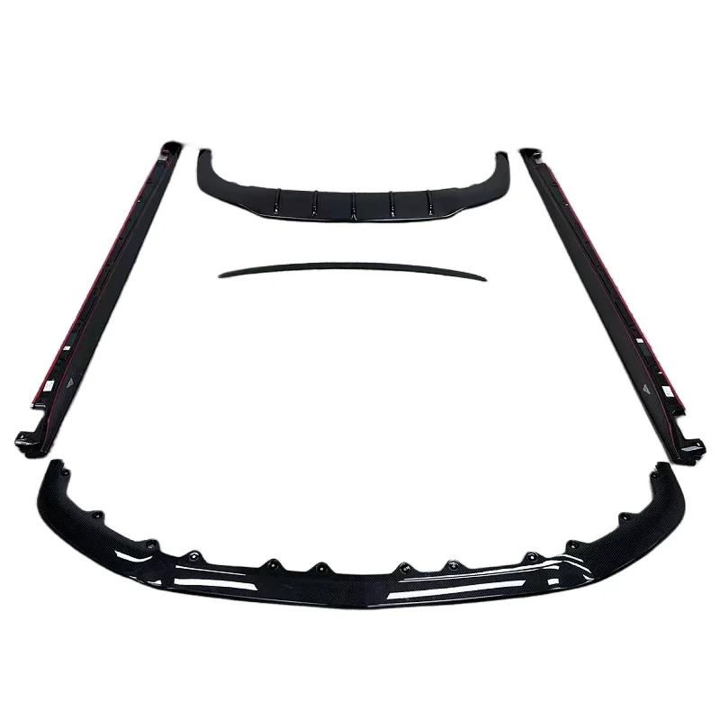 

Used for the 2020 Latest Design of the New Bentley Flying Spur Carbon Fiber Small Front Lip Rear Diffuser Side Skirt Body Kit