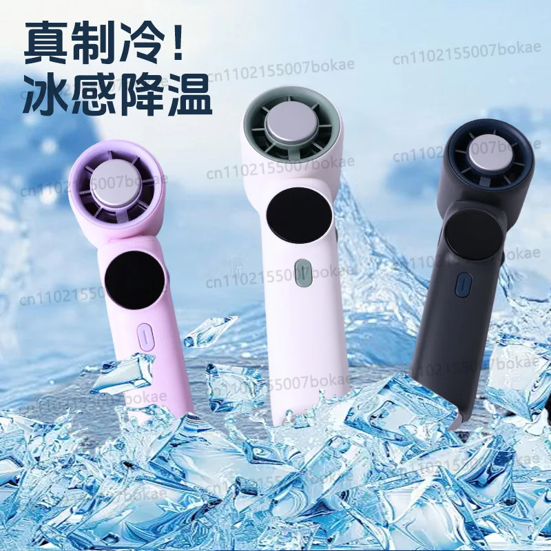 New arrival mini small ice cooling fan usb rechargeable outdoor portable cooling fan