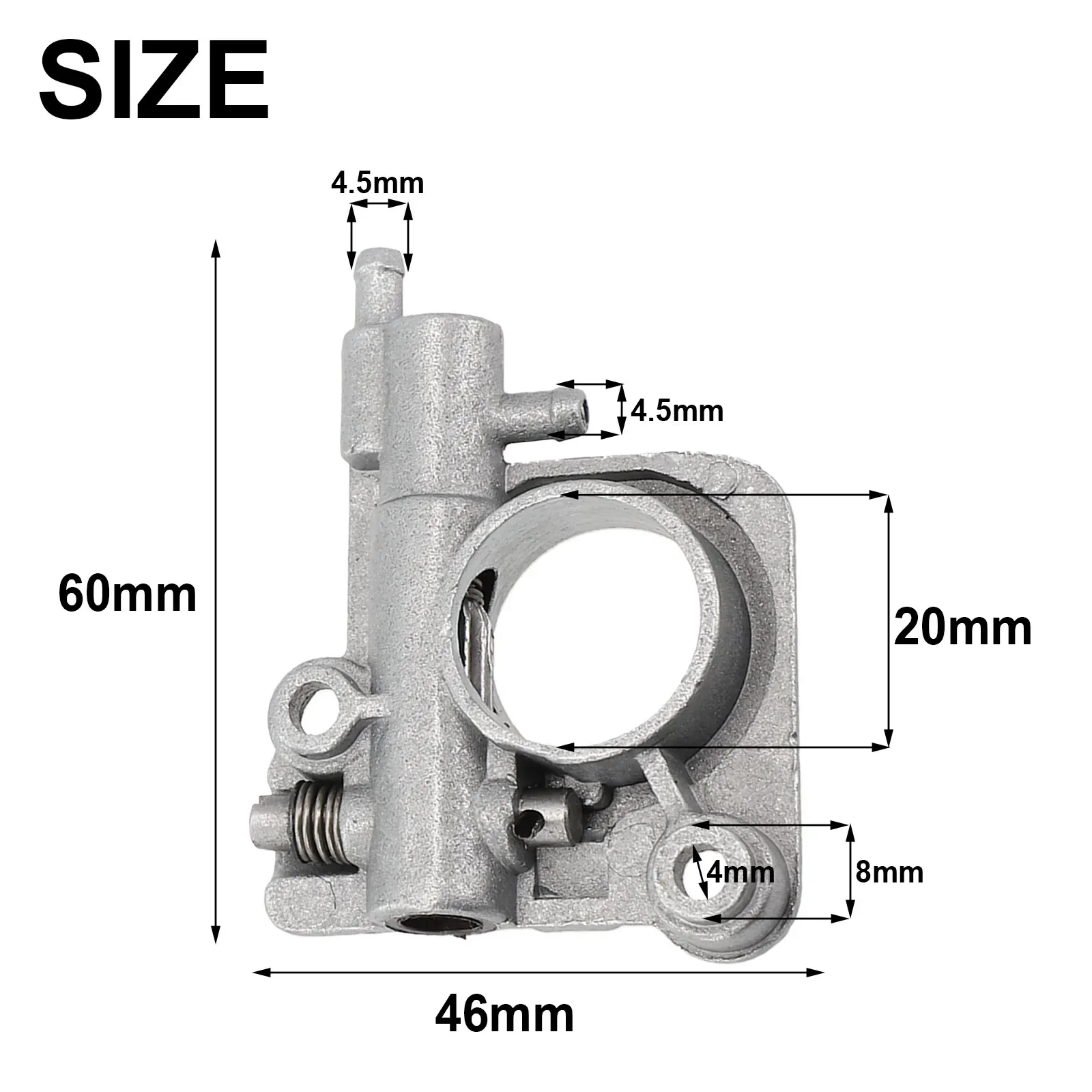 

CS350 Oil Pump & Worm Assembly Part for CS260 CS270 CS271 CS280 CS320 CS351 CS355T CS2600 Heavy Duty Construction