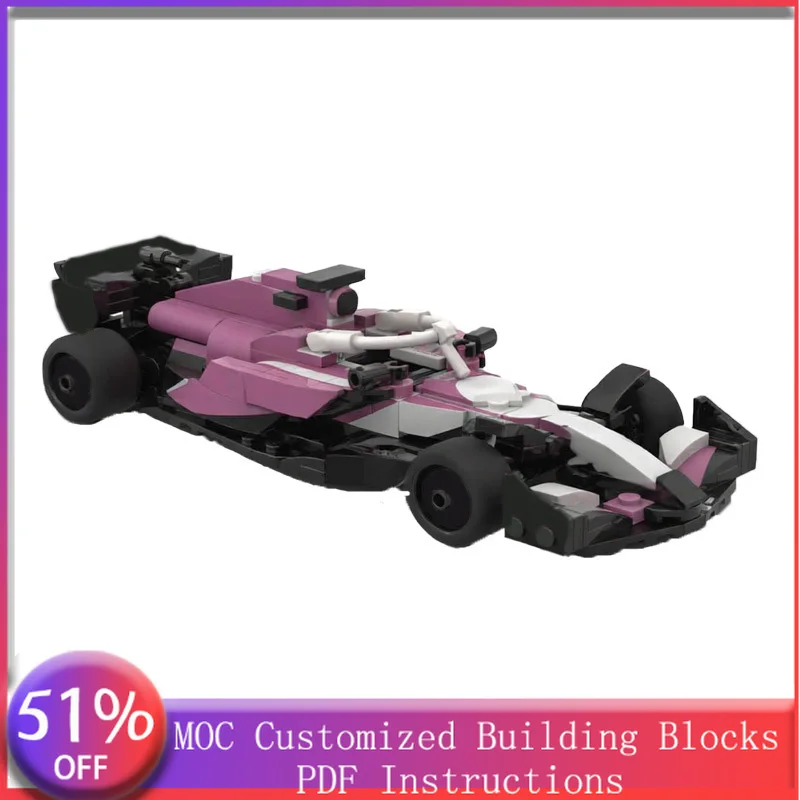 

301 PCS Speed King Bulls Miami MOC Customize Modular Building Block Creative Design Educational Learning DIY Toy Birthday Gift