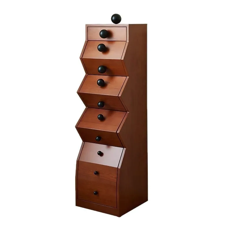 

Creative solid wood chest, living room bedroom bedside storage