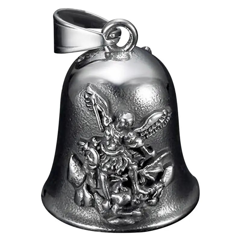 Michaelmas Angel Bell Pendant Good Fortune Cycling Bell Lucky Jewelry Men's Motorcycle Accessories