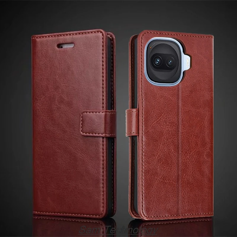

Card Holder Cover Case for Vivo iQOO Z11 Turbo Pu Leather Flip Cover Retro Wallet Phone Case Business Capa Fundas Coque