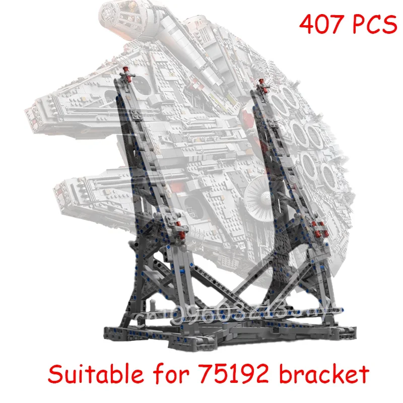

Compatible with 05132 Star Toys Wars Accessories Collectible Model Vertical Display Stand for Ultimate Millennium 75192 Falcon