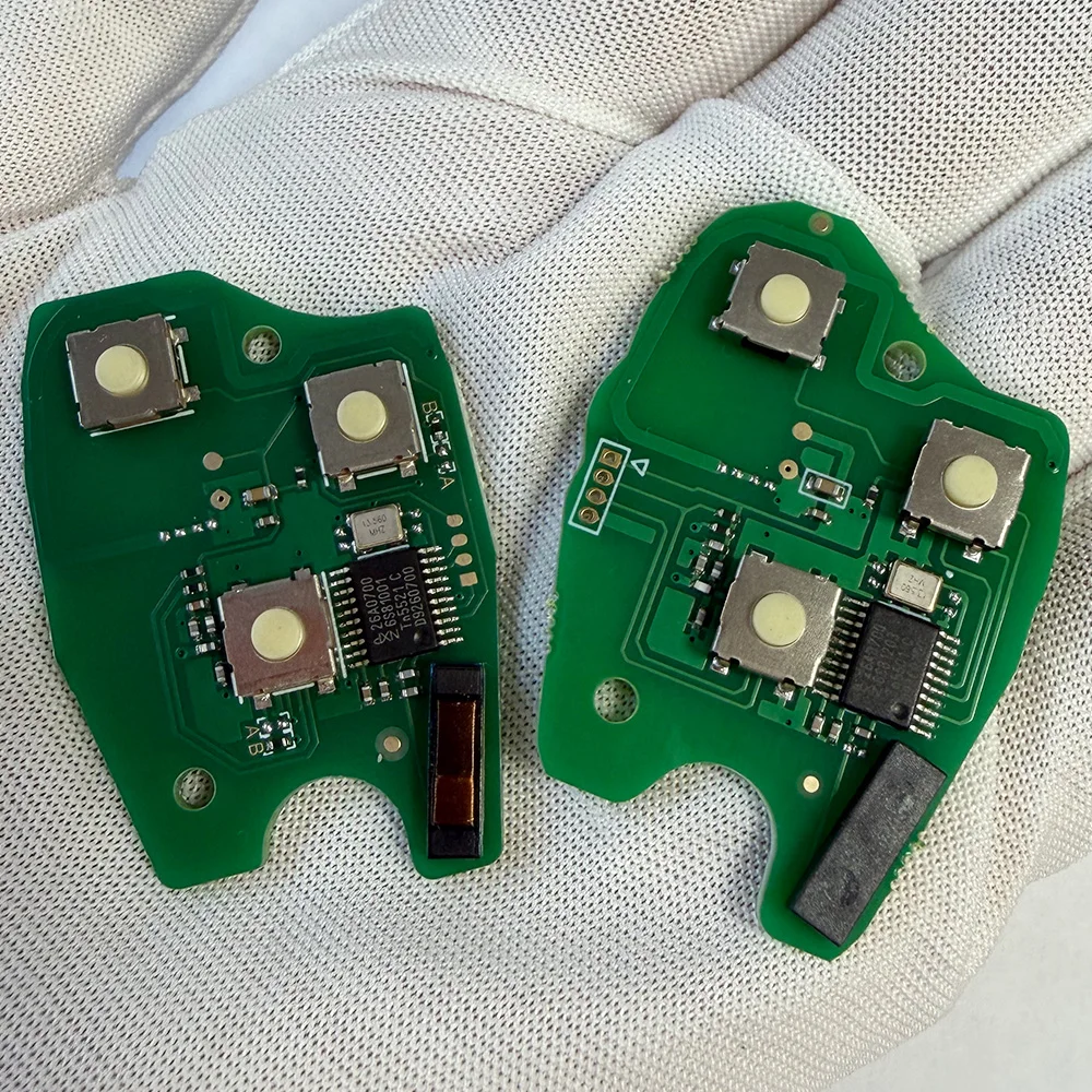 ID46 PCF7946 / PCF7947 433MHz Remote Car Key PCB For Renault Clio Kangoo Master Modus Logan Twingo 2/3 Buttons Circuit Board view 4