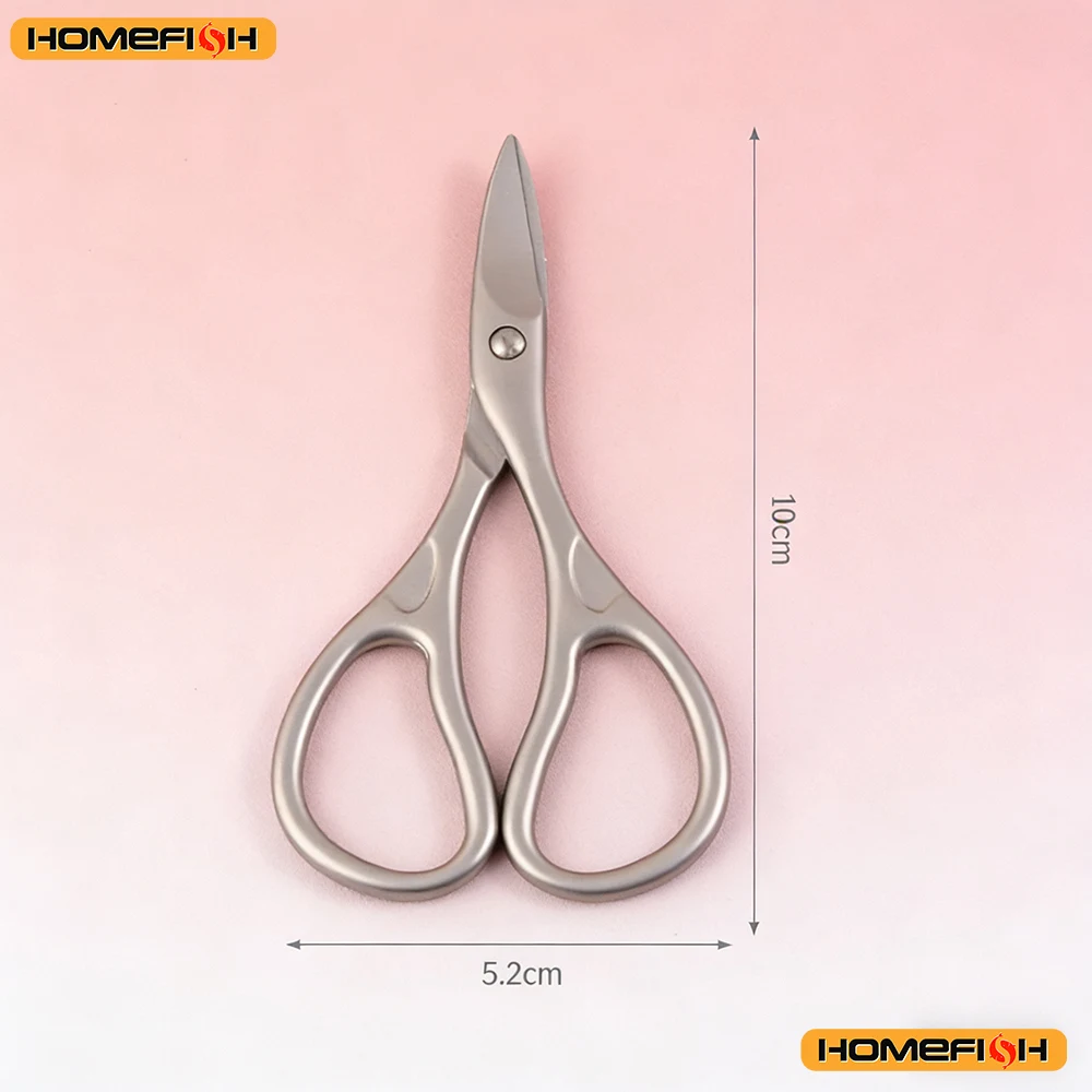 กรรไกรตัดเล็บอเนกประสงค์แบบโค้ง - 1 ชิ้น ดีไซน์ระดับมืออาชีพสำหรับการตัดแต่งคิ้ว ขนตา และเล็บมือ/เท้าอย่างแม่นยำ