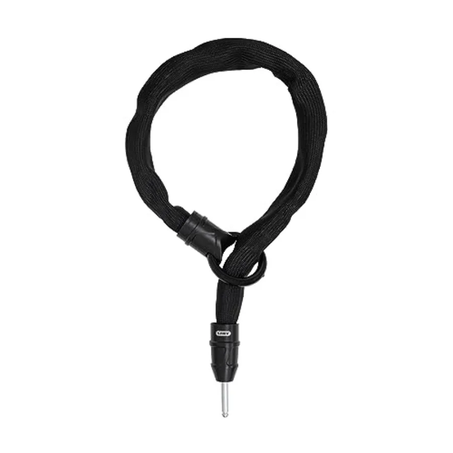 

Bicycle Lock with Dirt and Moisture-Repellent Cover in Black 8 mm Thick Chain IvyTex Adaptor Frame Lock Insert Chain 8KS