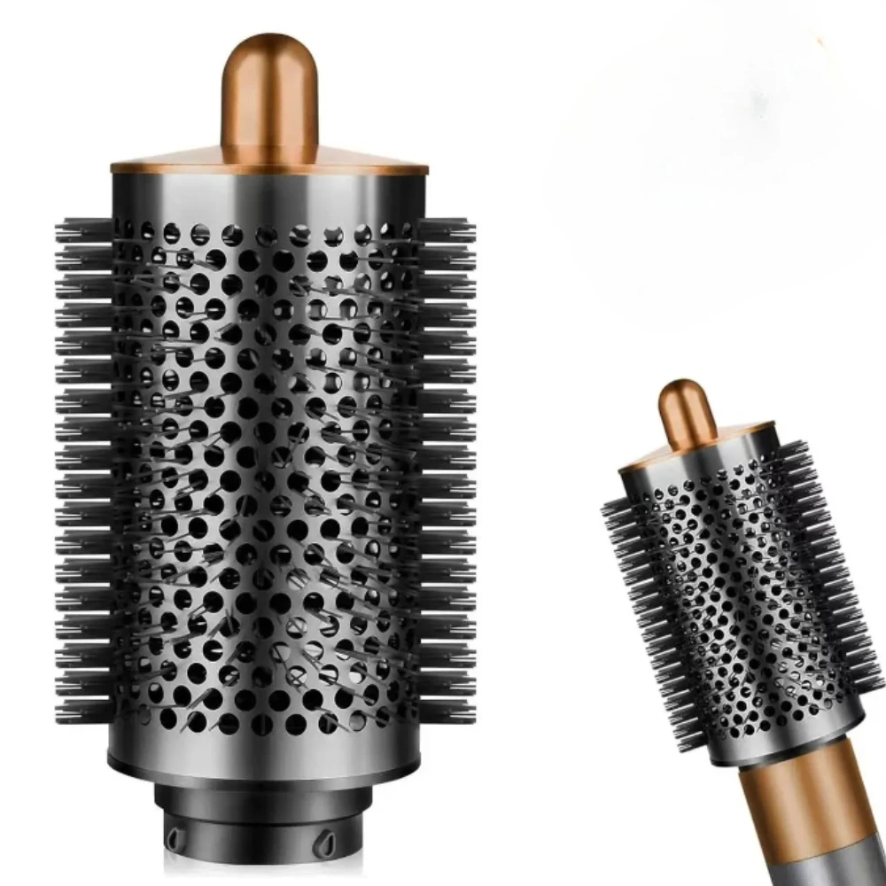 

Профессиональная цилиндрическая расческа и адаптер для Airwrap Styler/надзвуковые аксессуары для фена, инструмент для завивки волос, розово-красный и серый