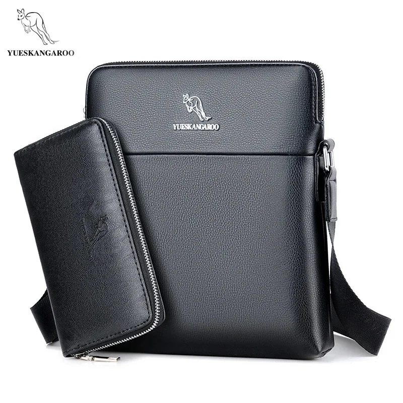 2024 Promotion Designers Luxury Brand Men's Messenger Bags Leather Vintage Men Shoulder Man Crossbody Business Handbags