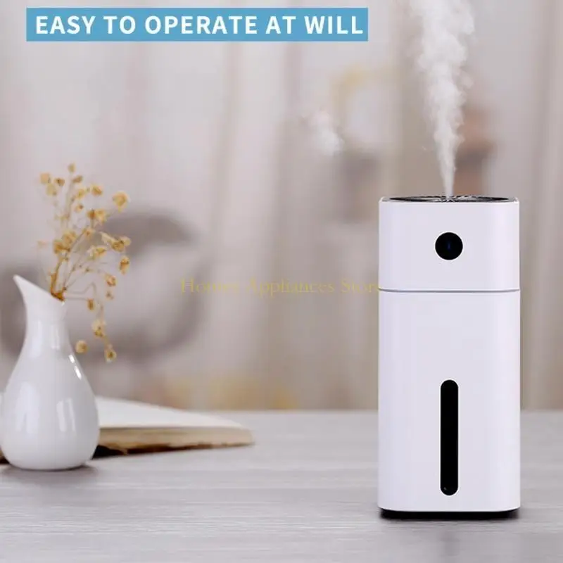 D0AB Portable Cool Umidificatore per viaggi in auto a casa con 7 colori Night Light