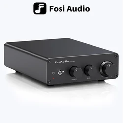 Fosi Audio 300Wx2 HiFi Sound Power Amplifier Upgrade New  TPA3255 Class D Stereo Amp With Treble Bass For Home Speaker