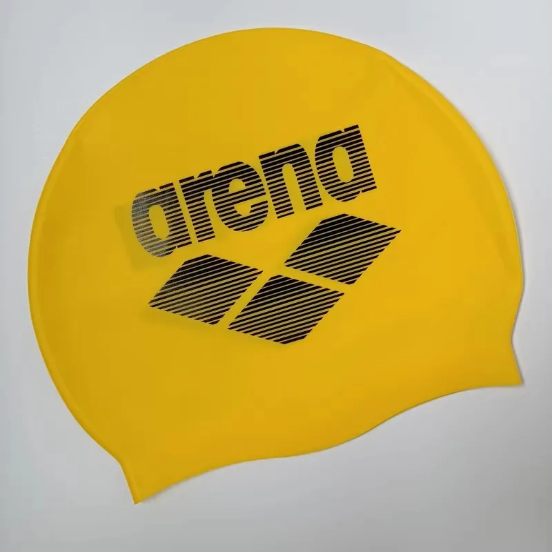 قبعة سباحة عصرية من السيليكون المقاوم للماء من ARENA للتدريب الاحترافي للجنسين قبعة سباحة للمنافسة