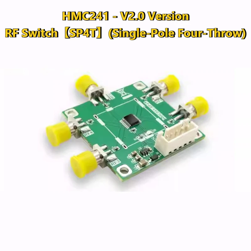 HMC241 RF Switch Module, Single Pole Four Throw 3.5GHz Bandwidth, Low Insertion Loss, Band Switching V2.0 KDT241SPDT-004