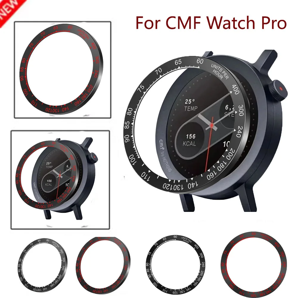 

For CMF Watch Pro Plastic Watch Bezel Ring Protective Watch Bezel Shell Replacement Decorative Screen Protector Accessories