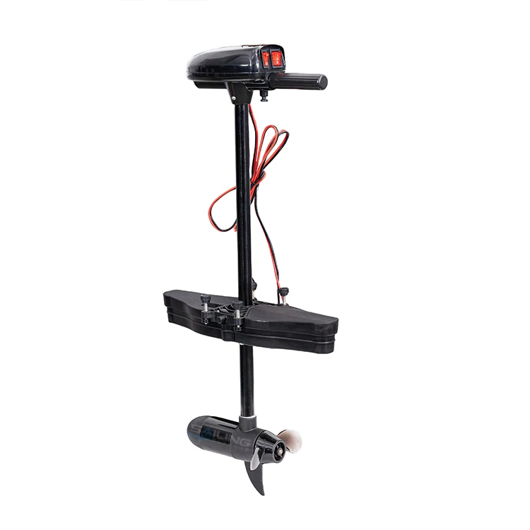 Penguin Pedal Electric Motor Hand Control Thruster Propeller Outboard Steel Kayak Motor 18lbs 24lbs For Fishing Kayak