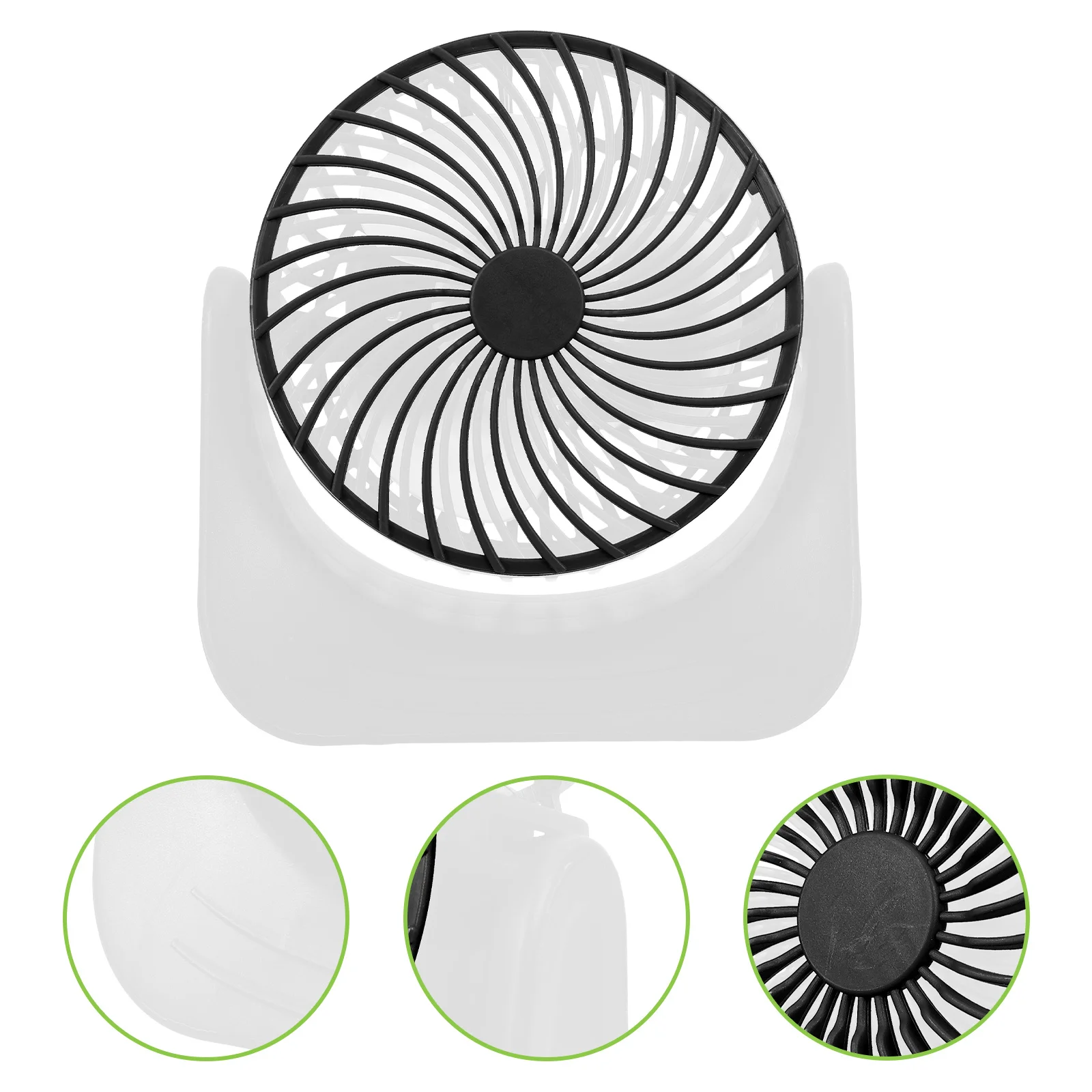 

1Set Convenient Mini Desk Fan Portable USB Small Fan Lightweight for Travel Outdoor Office Desk Fans Desktop Fans