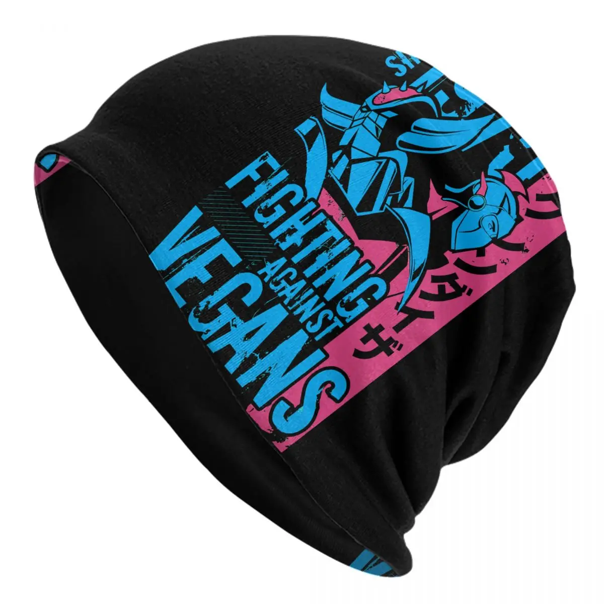 UFO Robot Goldrake Skullies Beanies Fashion Hats Grendizer Vegan Dark Thin Bonnet Special Caps Men Women's Earmuffs