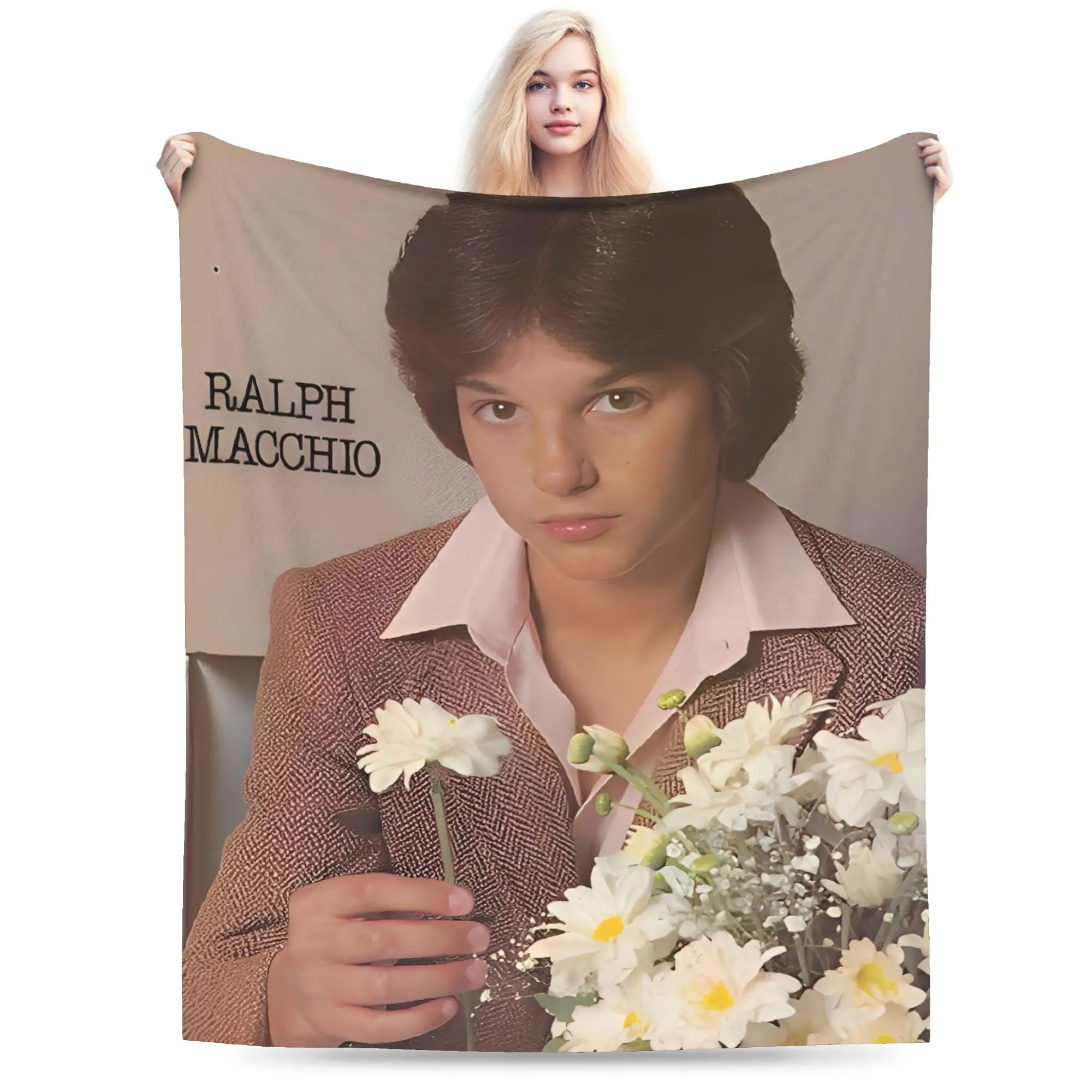 رالف ماخيو البطانيات سوبر لينة الشارع الاتجاه أفخم الفراش يلقي للأطفال في الهواء الطلق الفانيلا المفرش غطاء السرير #1