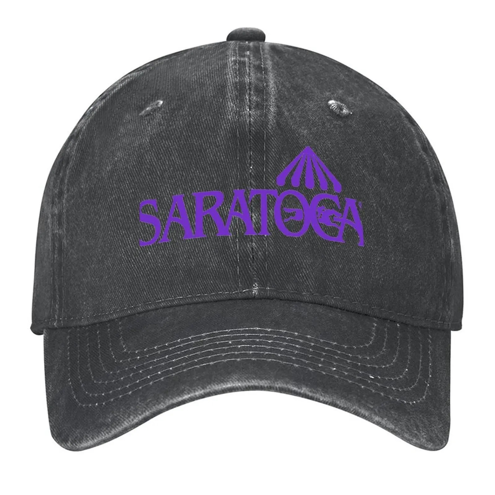 

Saratoga Springs Race Track Purple Baseball Cap Snapback Cap Cosplay Trucker Hat beach hat Girl'S Hats Men's