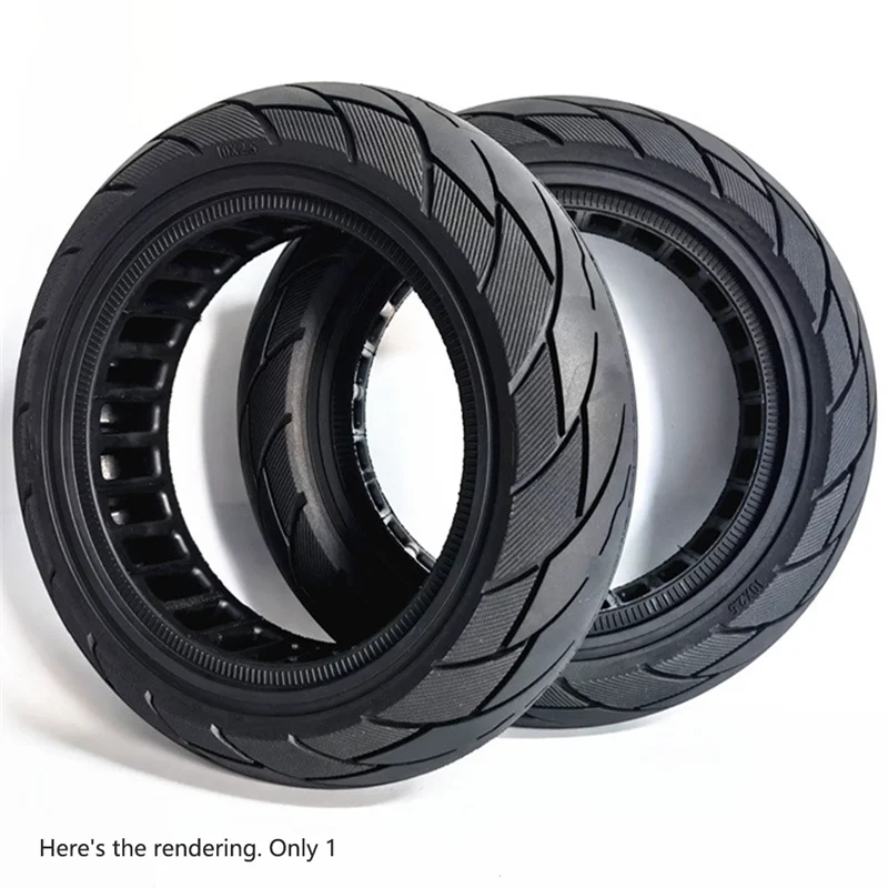 SA-10X2.50-6.5 Hollow Solid Tire MAX G30 Electric Scooter 60/70-6.5 Honeycomb Solid Tire Black