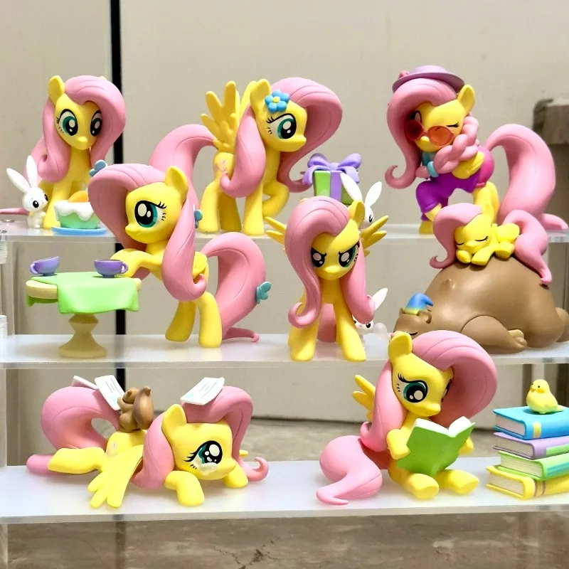 My Little Pony Sweet Diary Serie Blind Box Spielzeug Niedliche Anime Figur Fluttershy Puppe Modell Spielzeug Sammeln Ornamente