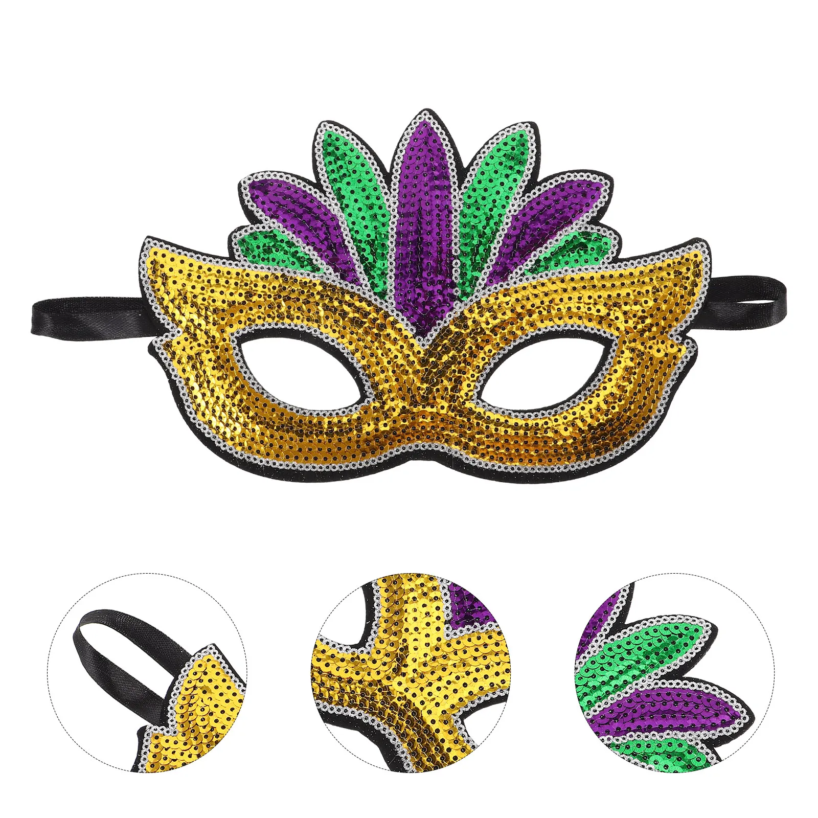 

Маски для Марди Гра: Красочные венецианские маски для костюмов, незаменимый реквизит для фотозон на вечеринках, аксессуары для масок Марди Гра