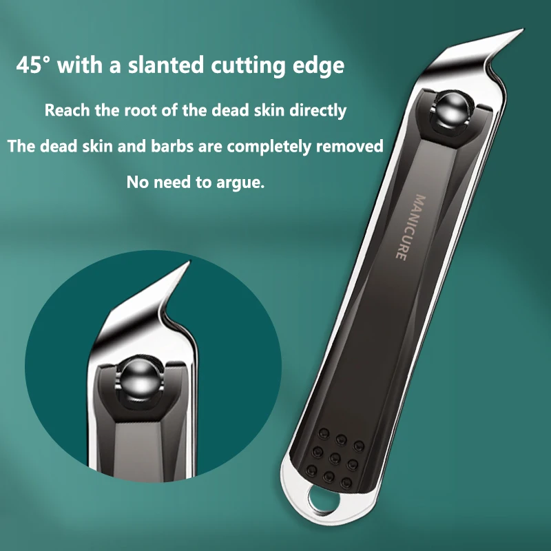 

Professional nail clippers, single slanted pointed beak eagle-beak clippers stainless steel nail clippers portable nail clippers