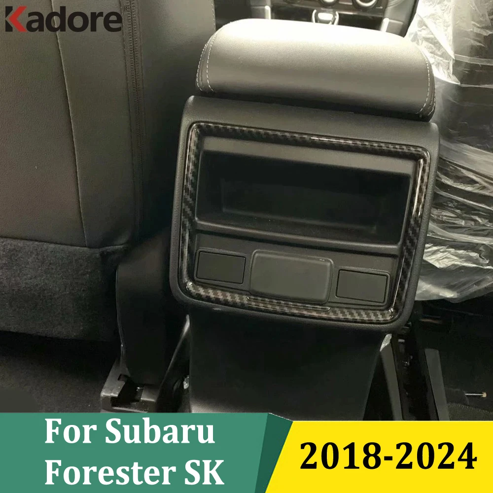 

For Subaru Forester SK 2018 2019 2020-2024 Rear Seat Air Condition Vent AC Outlet Cover Trim Sticker Car Interior Accessories