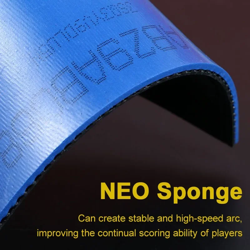 Original DHS Neo Hurricane 3 National Table Tennis Rubber Orange Sponge Blue Sponge Professional Ping Pong Rubber