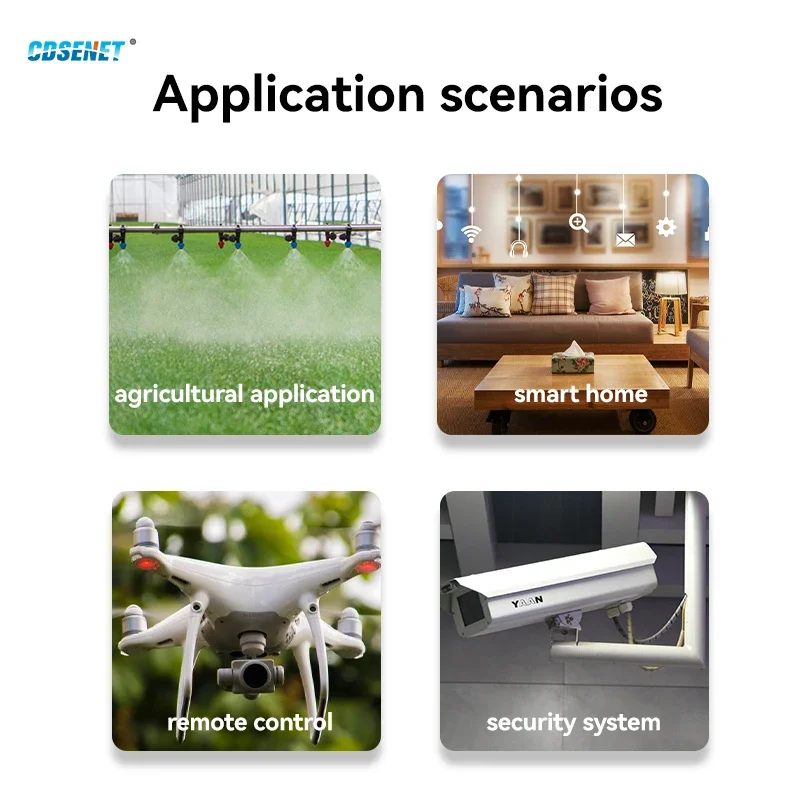 E77-400M22S STM32WLE5 LoRaWAN Wireless Module 433/915MHz ARM Cortex-M4 Low Power 22dbm SoC Long Distance 5.6km Small Size