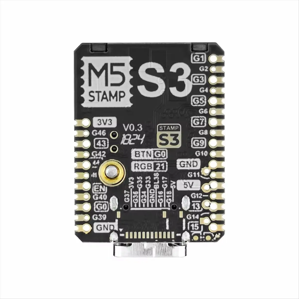 T954C-M5stamp ESP32S3A Module StampS3A Embedded Module IOT Core Board 8MB Flash 23xGPIO Antenna Enhancement HOT