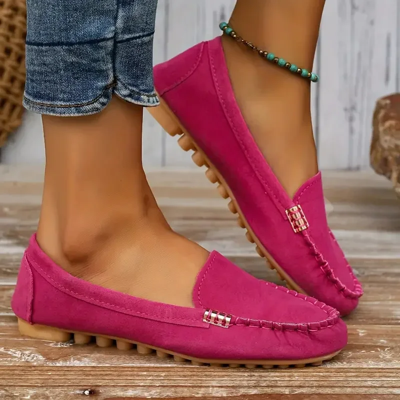 Women Casual Shoes 2024 New Spring and Autumn Flat Loafers Shoes Women Fashion Non-slip Soft Denim Flat Shoes Zapatos De Mujer