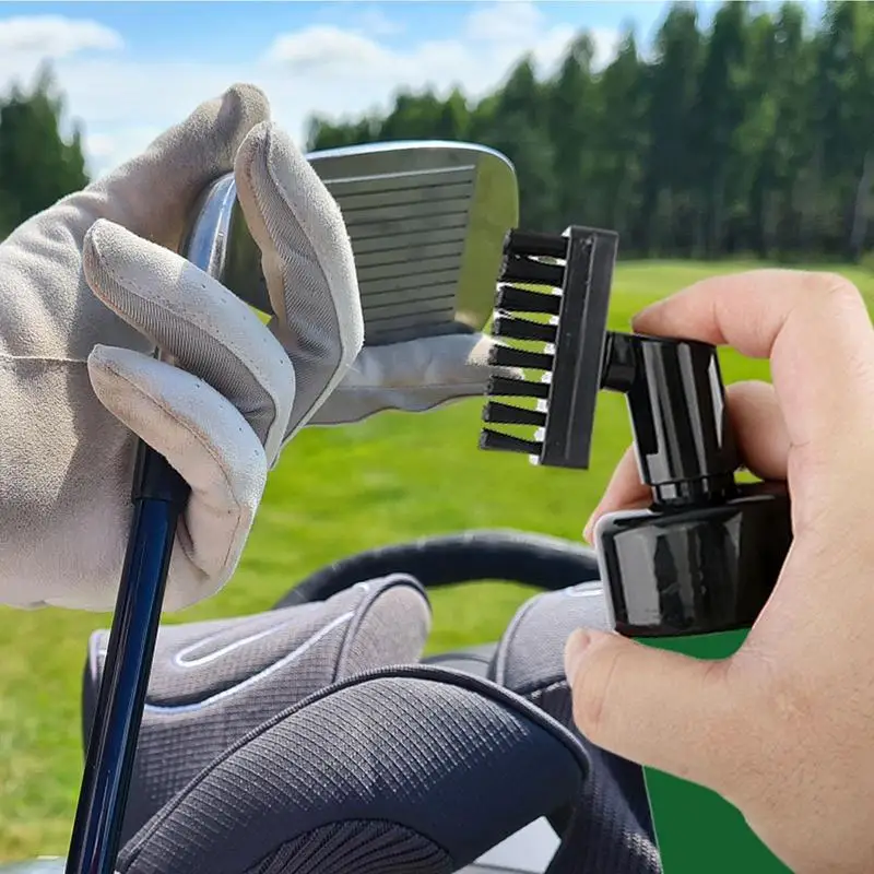 Golf Club Cleaner Groove Tube Golf Brush Golf Club Brush With Leakproof Reservoir Tube Squeeze Bottle for Easy Cleaning