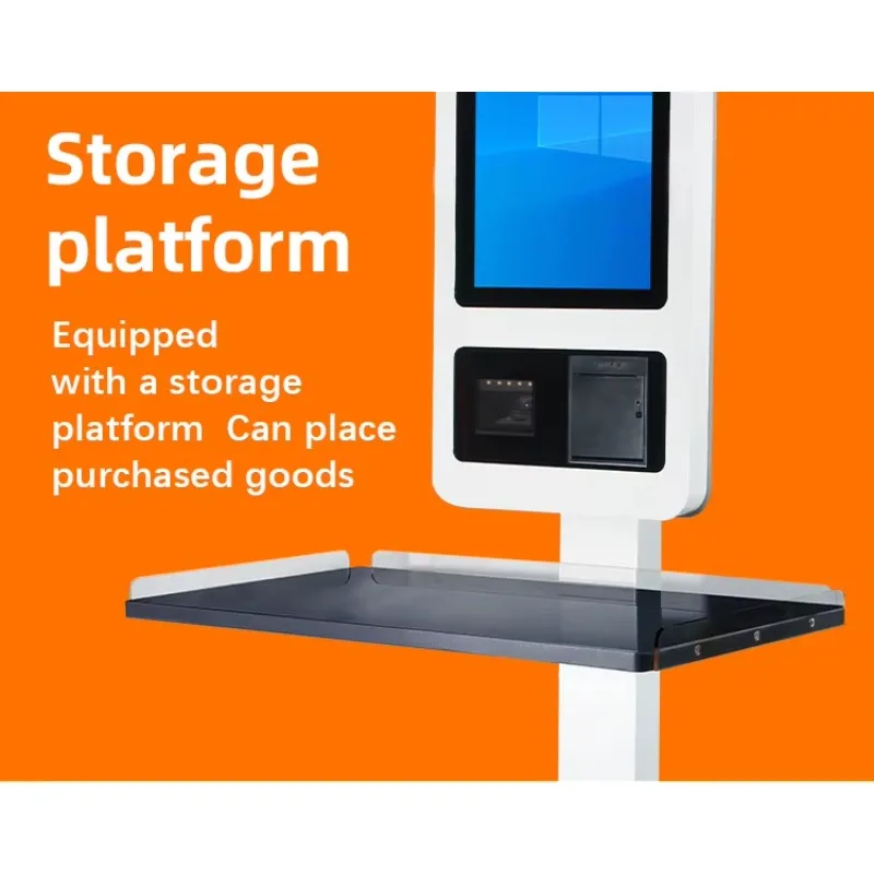 F3-ZS1 Restaurant Standing Touch Screen 8+128G Windows System Bestellen NFC QR Zahlung Self-Service Kiosk