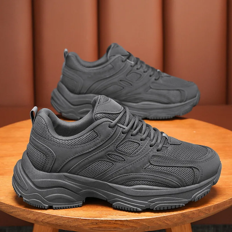 New High Quality Men's Shoes Versatile Trendy Street Photography Casual Shoes Thick soled Anti slip Wear resistant Sports Shoes image 2
