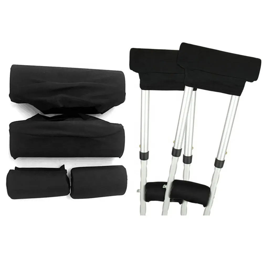 Crutch Pads 2 Pairs – Soft Underarm Crutch Cushions for Comfortable Walking Support and Pain Relief
